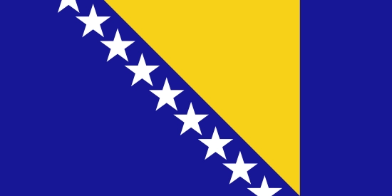 Flag of Босния и Герцеговина