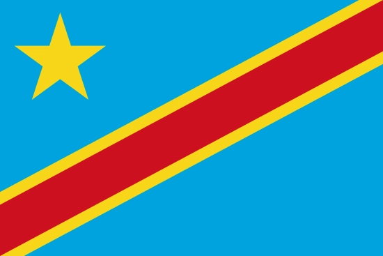 Flag of Congo DR