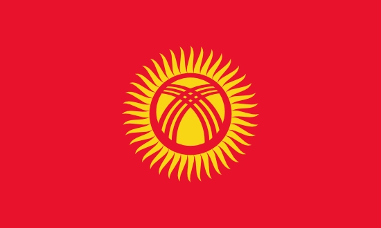 Flag of Kyrgyzstan